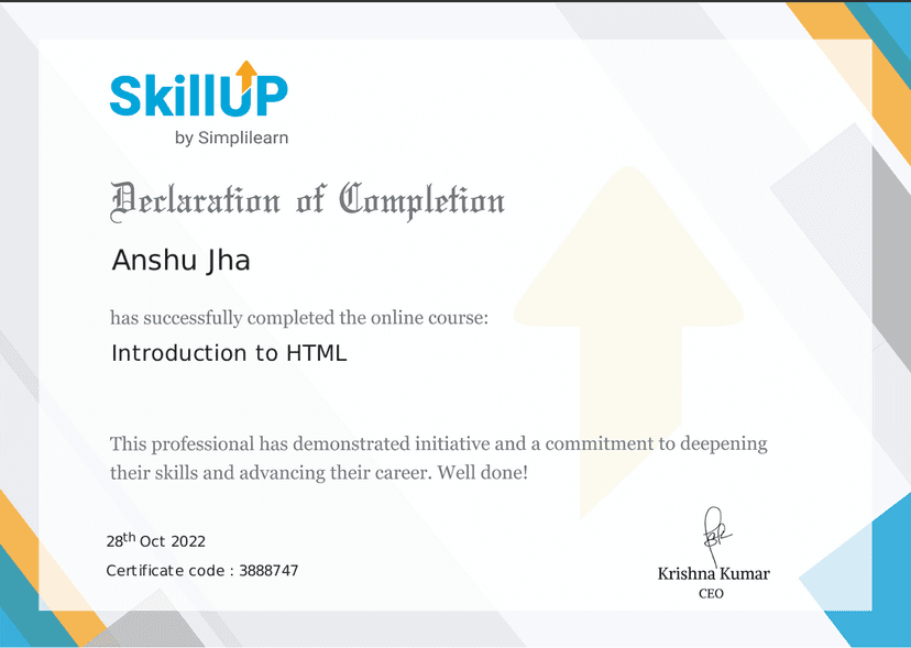 Introduction to HTML